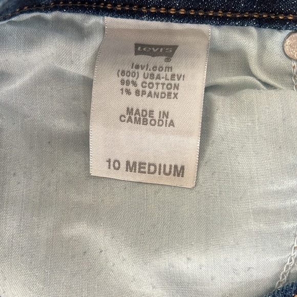 Levi’s 545 low rise boot cut size 10 10M jeans denim - Picture 4 of 4